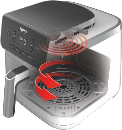 Ninja Air Fryer 4.7L Airfrying Machine | Electric Kitchen Appliance Cooker | 4 Cooking Functions: Air Fry, Roast, Reheat and Dehydrate