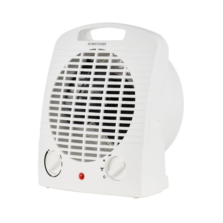 Electric Indoor Heater 2000W Upright Fan Heater 2 Heat Adjustable Thermostat Overheat Protection