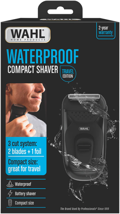 Wahl Cordless Shaver | Waterproof Wet Dry Beard Clipper Razor Pop-Up Trimmer