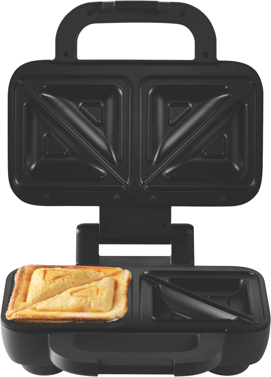 Sunbeam 2 Sandwich Press Electric Jaffle Maker Toastie Machine - Sweet Savoury Sandwich Maker 1200W