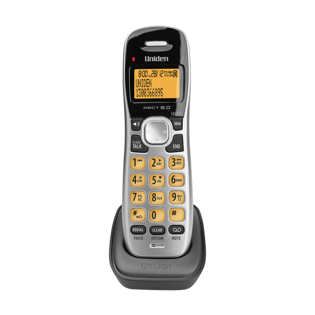 Uniden 3 Handset Cordless NBN Phone | Home Office Telephone with Answering Machine, Speakerphone, Caller ID