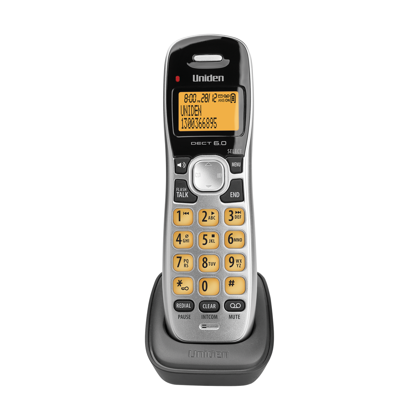 Uniden 3 Handset Cordless NBN Phone | Home Office Telephone with Answering Machine, Speakerphone, Caller ID