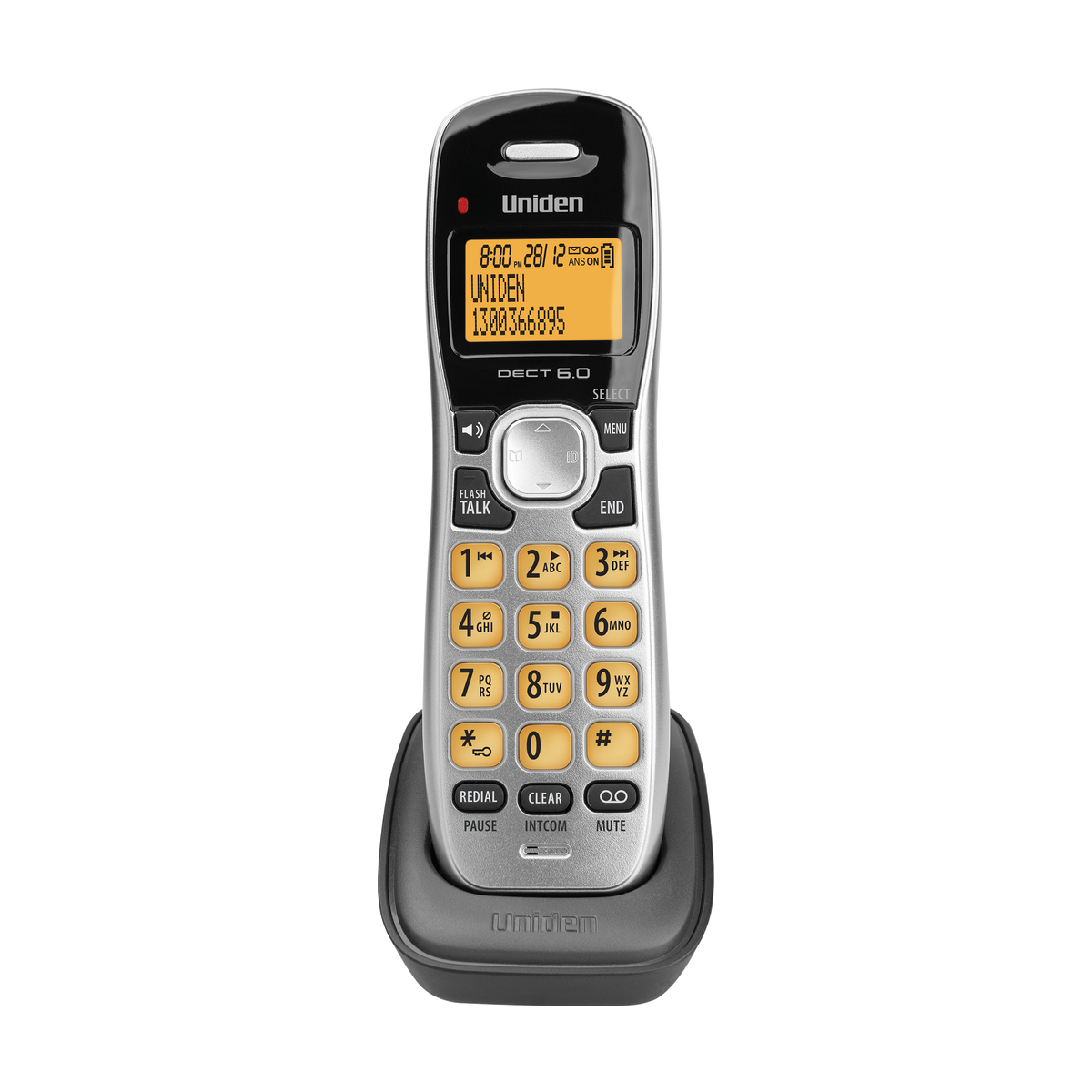 Uniden 3 Handset Cordless NBN Phone | Home Office Telephone with Answering Machine, Speakerphone, Caller ID