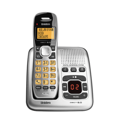 Uniden 3 Handset Cordless NBN Phone | Home Office Telephone with Answering Machine, Speakerphone, Caller ID