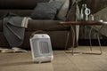 De'Longhi Capsule Fan Heater | Self-Regulating Ceramic Heater| Mini Fan Heater | Portable Heater with Handles | Desk Heater |1800W