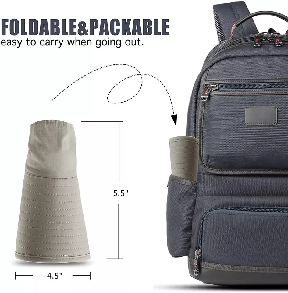 Unisex Outdoor Fishing Hiking Hat | Anti UV Sun Protect | Neck Face Flap | Golf Cap | 100% Nylon | Machine Wash