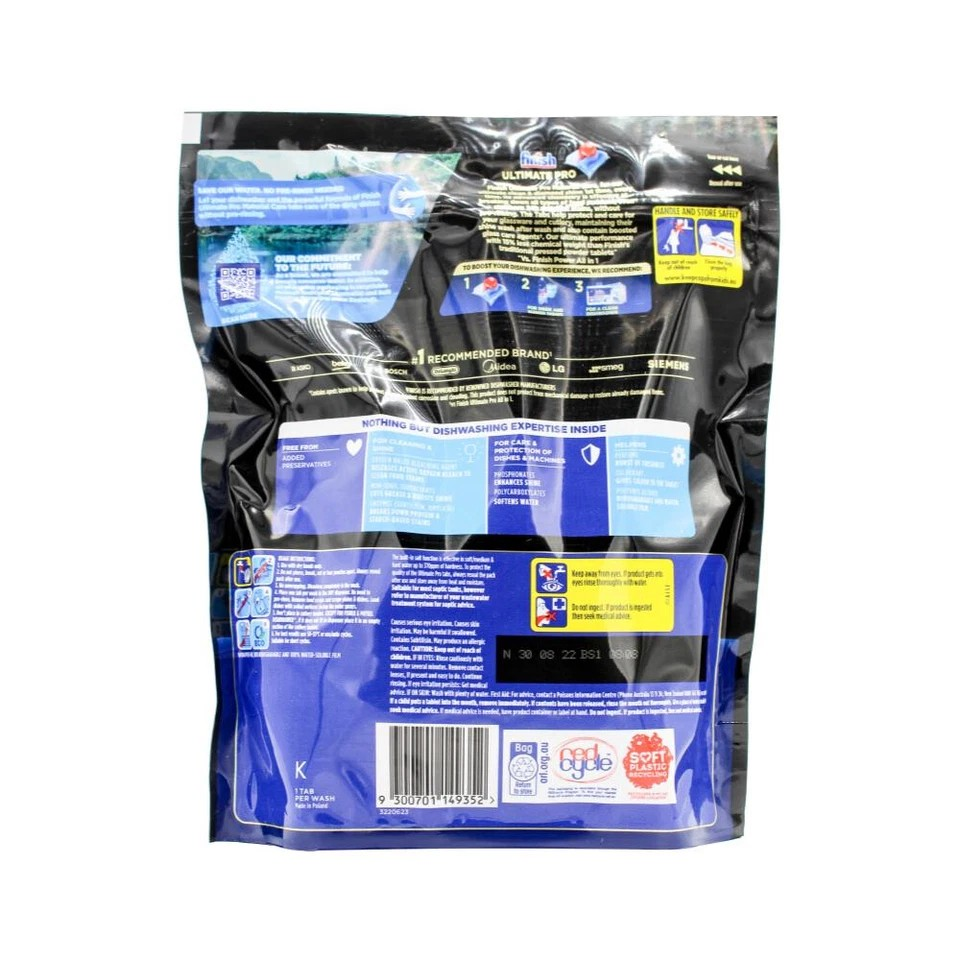 Finish Ultimate Pro Dishwashing Tablets | 245 x Powerball Dishwashing Tablets | 7 x 35 Pack