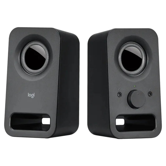 Logitech Computer Speakers | Multimedia 2.0 Channel Laptop Tablet PC Speakers | Stereo Sound Music
