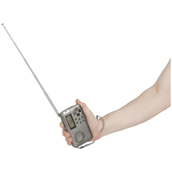 Digitech FM/MW/SW Pocket Radio | Portable Music Player FM MW SW Bands | Alarm Clock
