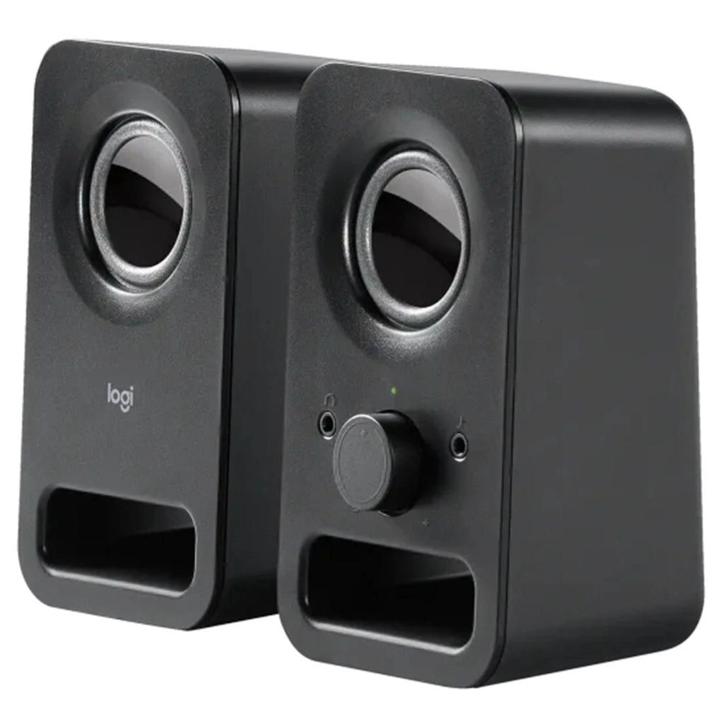 Logitech Computer Speakers | Multimedia 2.0 Channel Laptop Tablet PC Speakers | Stereo Sound Music