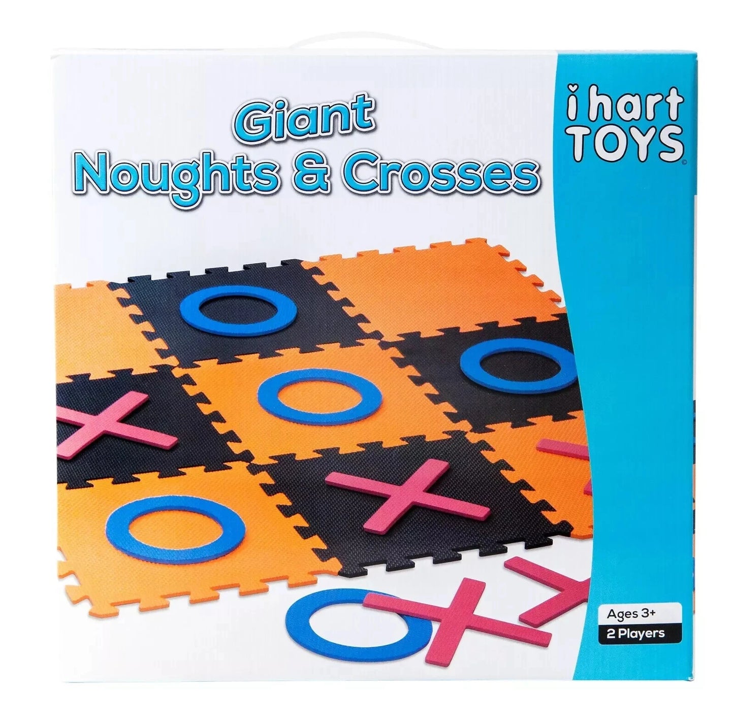 Kids Tic Tac Toe Game | Large Noughts And Crosses Game XOX | Family Floor Outdoor Game | Giant Noughts and Crosses