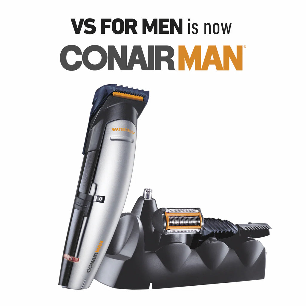 Conair All-In-One Men's Cordless Groomer | Cord Fee Shaver Razor Rechargeable Clipper Beard Trimmer