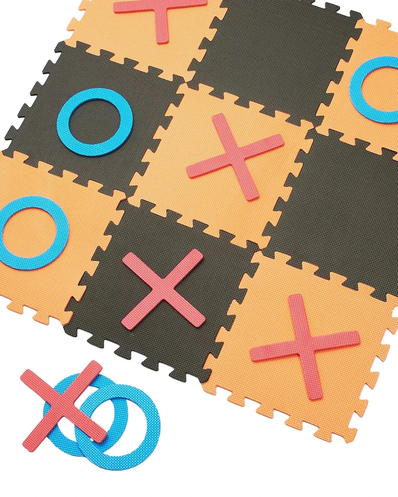 Kids Tic Tac Toe Game | Large Noughts And Crosses Game XOX | Family Floor Outdoor Game | Giant Noughts and Crosses
