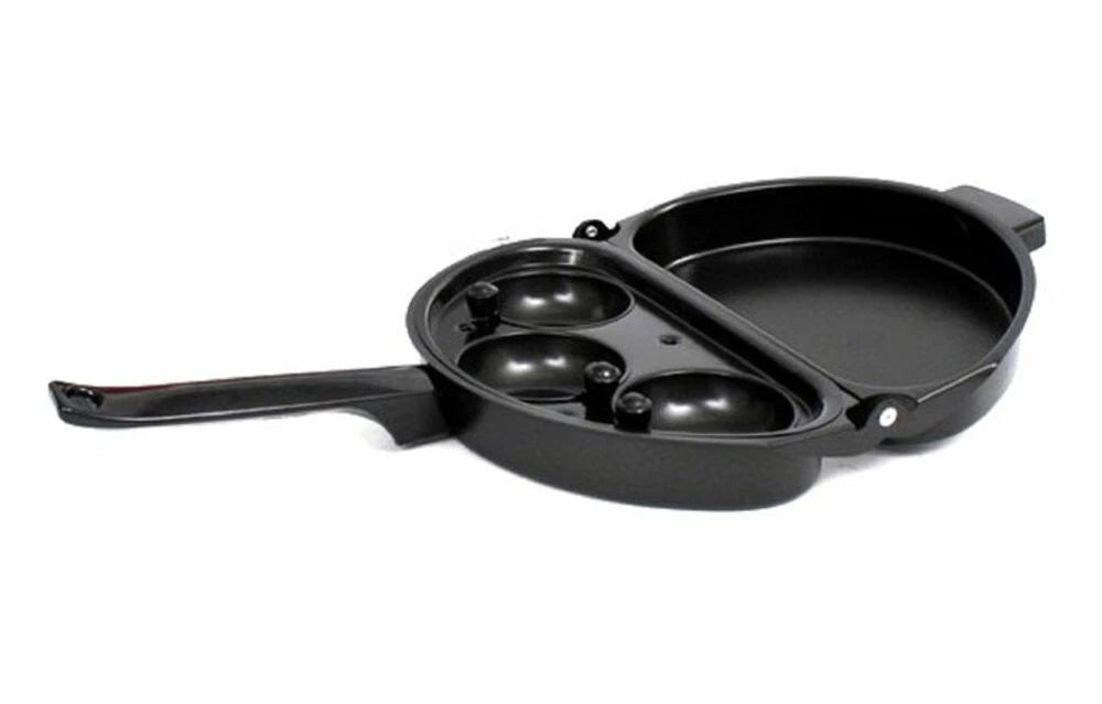 Stove Omelette Pan Non-Stick Egg Cooker Saucepan Poacher Cooker Frying Pan
