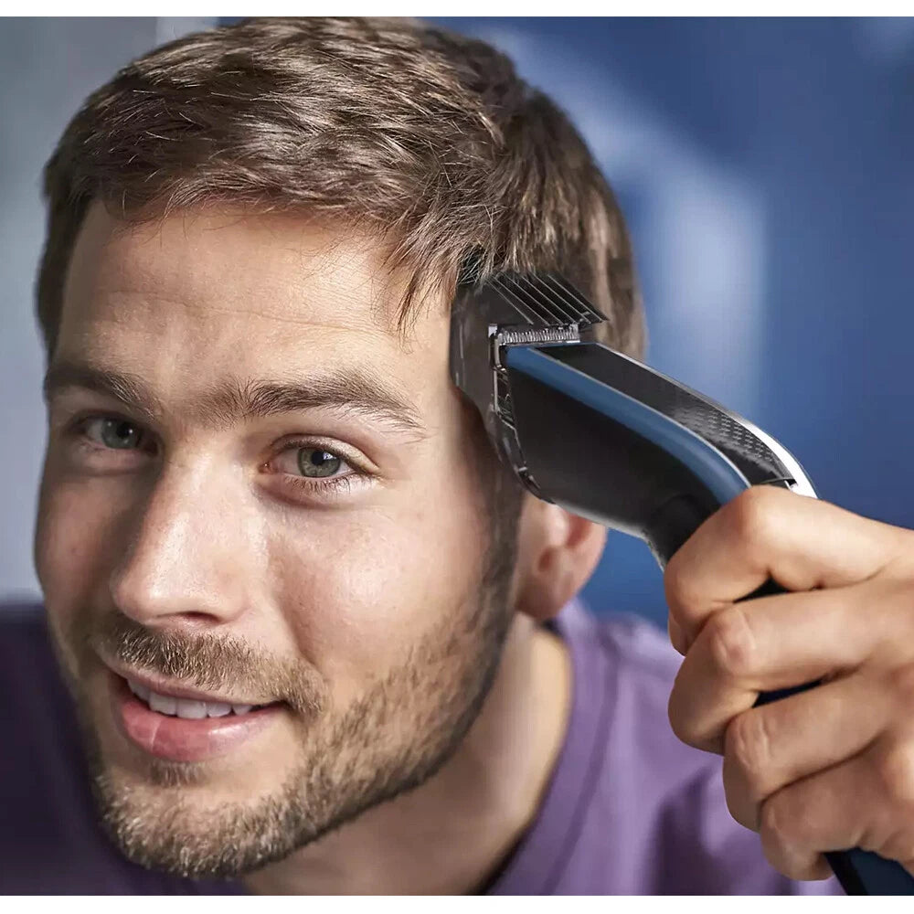 Philips Hair Clipper Men's Home Barber Cordless Trimmer Rechargeable Haircutting 28 Length 0.5-28mm Stainless Steel Blades