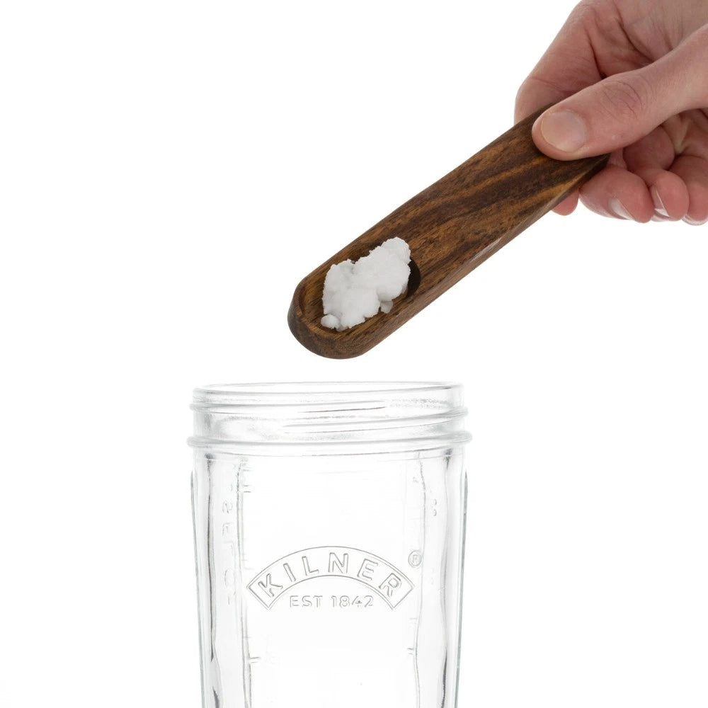 Kilner Kefir Fermentation Glass Set Tangy Probiotic Drink Maker Healthy Homemade Fermentator 500ml