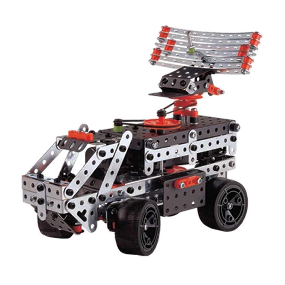 638pc Kids Constuction Model Set, Builds up to 25 Models (Helicopter, Crane, Vehicle, etc), Comes with Hard Carry Case