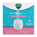 Vicks 3-in-1 Humidifier Essential Oil Diffuser Night-Light Quiet Calming Changing Lights