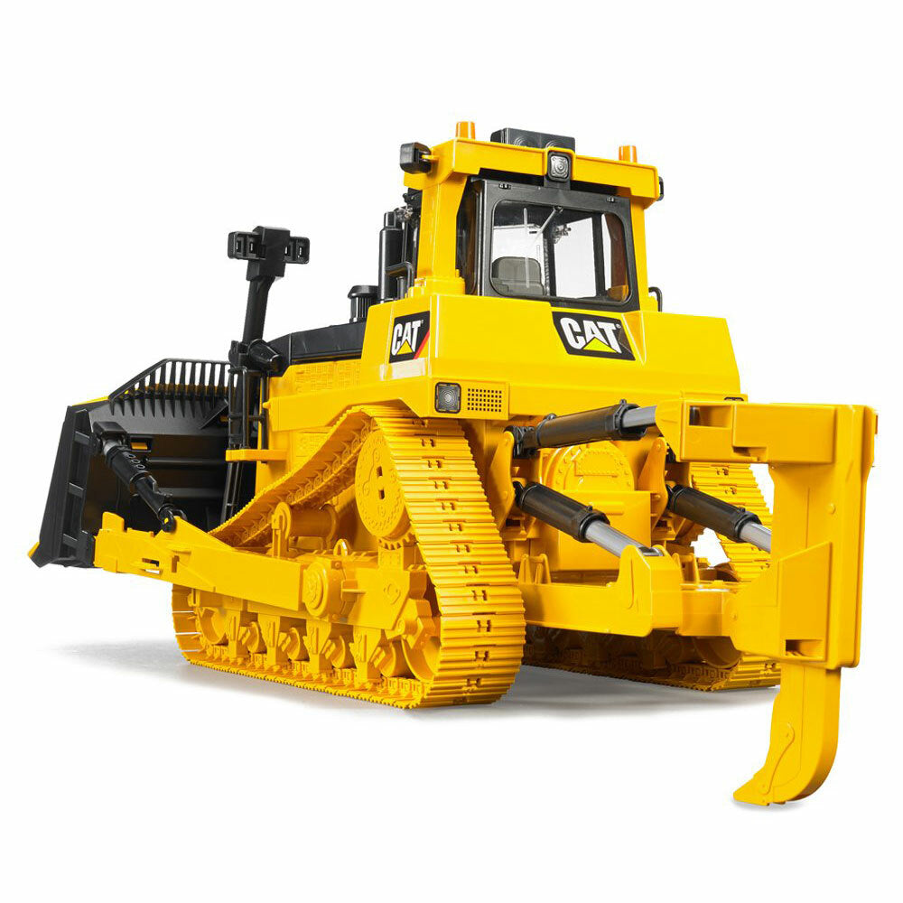 Bruder 1:16 Kids Caterpillar Large Construction Truck Bulldozer w/ Ripper Yellow