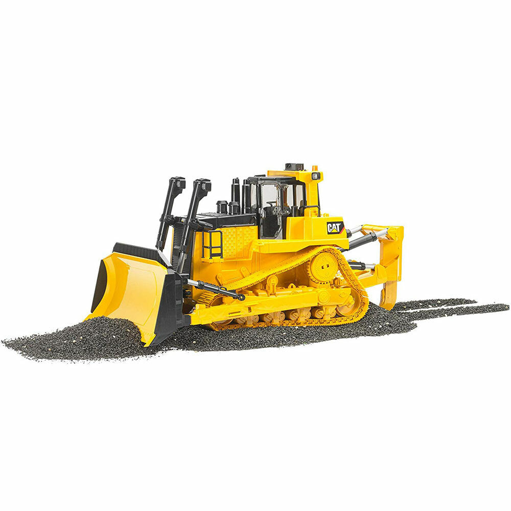 Bruder 1:16 Kids Caterpillar Large Construction Truck Bulldozer w/ Ripper Yellow