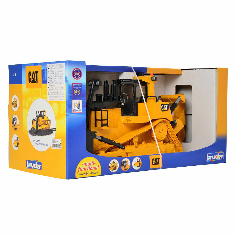 Bruder 1:16 Kids Caterpillar Large Construction Truck Bulldozer w/ Ripper Yellow