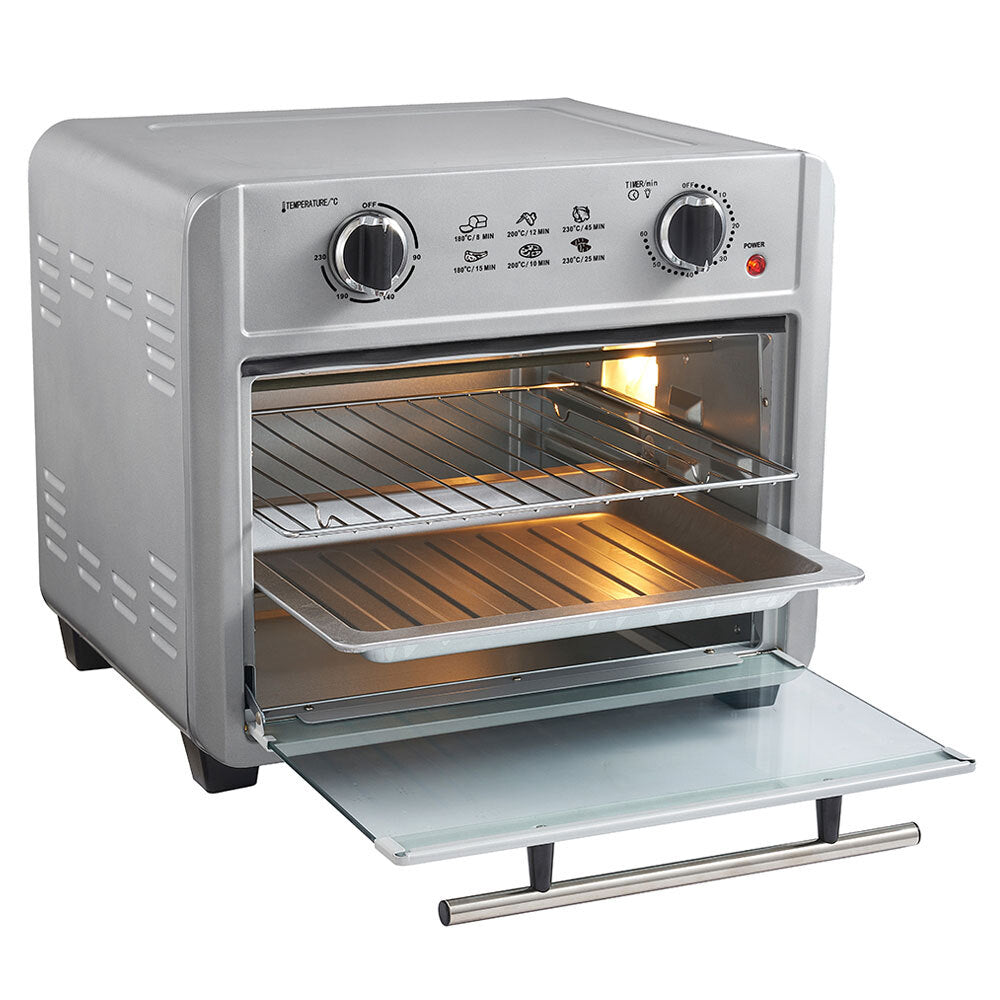 Healthy Choice 23L Air Fryer Convection Oven | 1700W - Electric Countertop Fryer with Accessories | Temperature Controls | Preset Meals