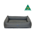 Superior Pet Plus Jumbo Dog Lounger | Ripstop Jungle Grey Bed for Large Breeds (130cm)
