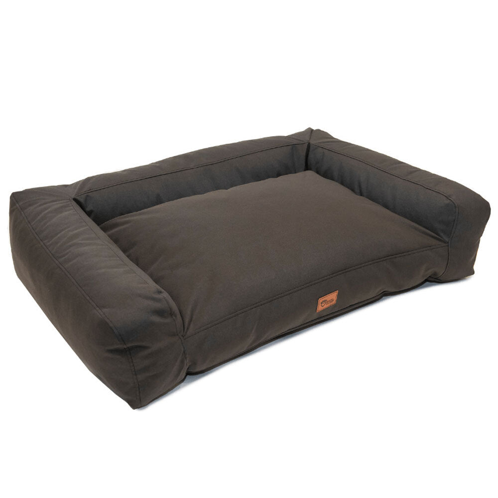 Superior Pet Goods 156x102cm | Large Dog Bed Scooby Canvas Sofa Cushion Charcoal