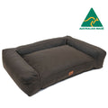 Superior Pet Goods 156x102cm | Large Dog Bed Scooby Canvas Sofa Cushion Charcoal