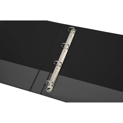 Marbig Clearview 4 D-Ring Insert Binder | 20pc A4 File 25mm Document Organiser Black