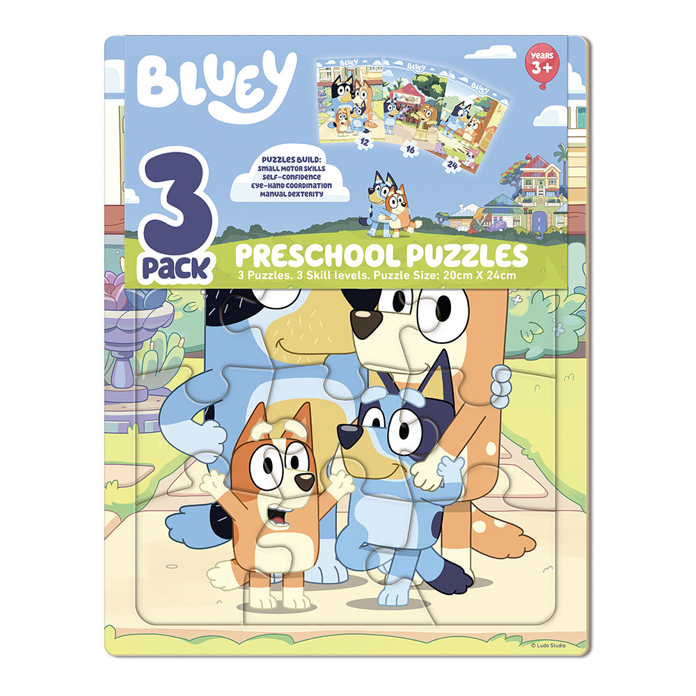 Crown Bluey Frame Tray Kids/Children's Preschool Puzzle