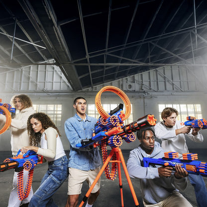 XSHOT Insanity Motorised Kids Children Blaster Soft Bullet Toy Gun (200 Darts) by ZURU | Air Pocket Technology | Foam Darts Shooter Indoor Outdoor