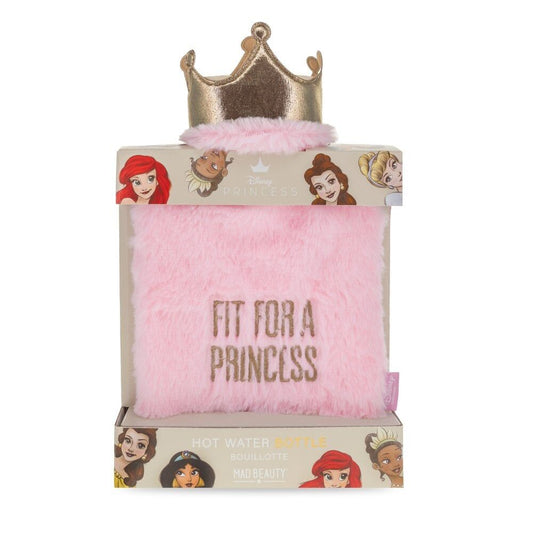 Disney Pure Princess Hot Water Bottle | Removable Plush Hot Water Bottle | 500ml Pink/Gold | Disney Charm | Hours of Warmth