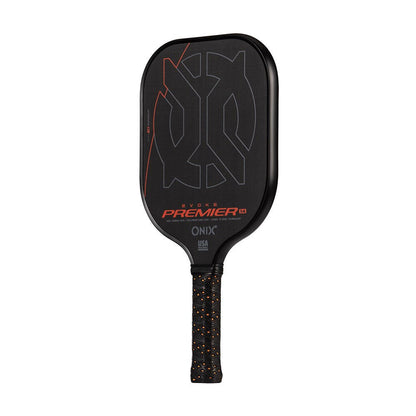 Onix Evoke Premier Pickleball Paddle | Raw Carbon Fiber Control Paddle | 14mm Black | Thermofused Frame | Spin and Shot Accuracy