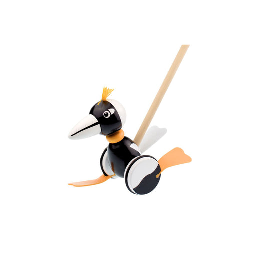 Koala Dream Magpie Push Walker | Wooden Toddler Toy for Aussie Kids (12m+)