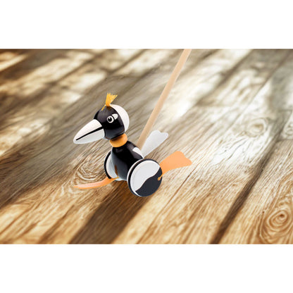 Koala Dream Magpie Push Walker | Wooden Toddler Toy for Aussie Kids (12m+)
