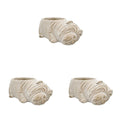 3PK Urban Ceramic Fable Bulldog | Outdoor Planter Pot 21x15cm Bisque