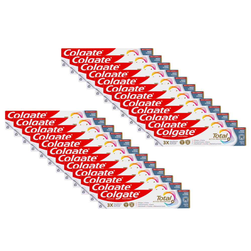 Colgate Total Active | Fluoride Toothpaste | 24PK x 40g Dental Care | Bargain Bulk Buy | Clinically Proven Dental Protection