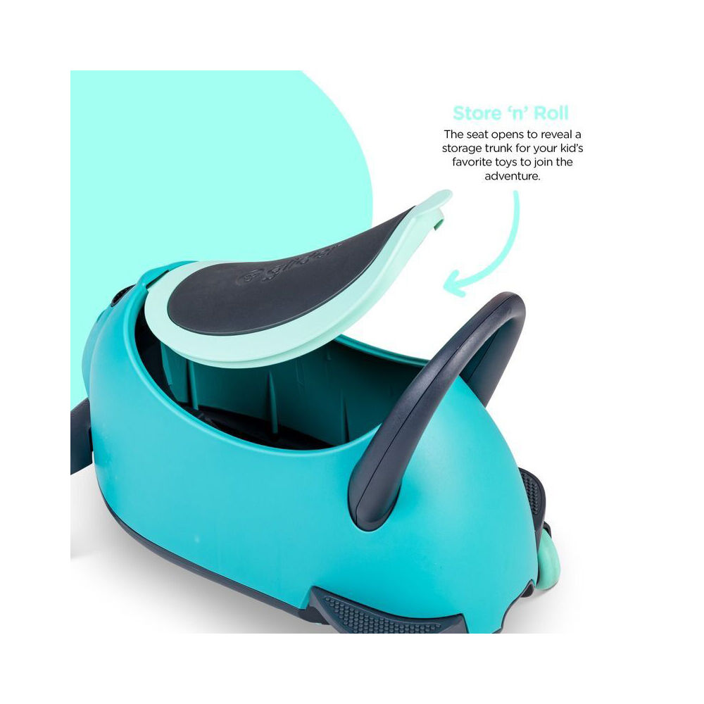 YVolution Glider | Luna 5-in-1 Scooter & Ride-On Kids Toy | Green 10m+