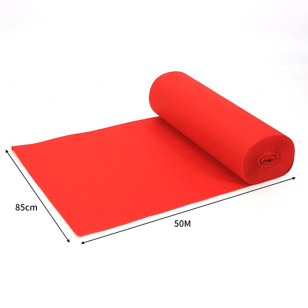 Red Carpet Runner 50m | Wedding Entrance Gala Party Birthday Casino Decoration Decor