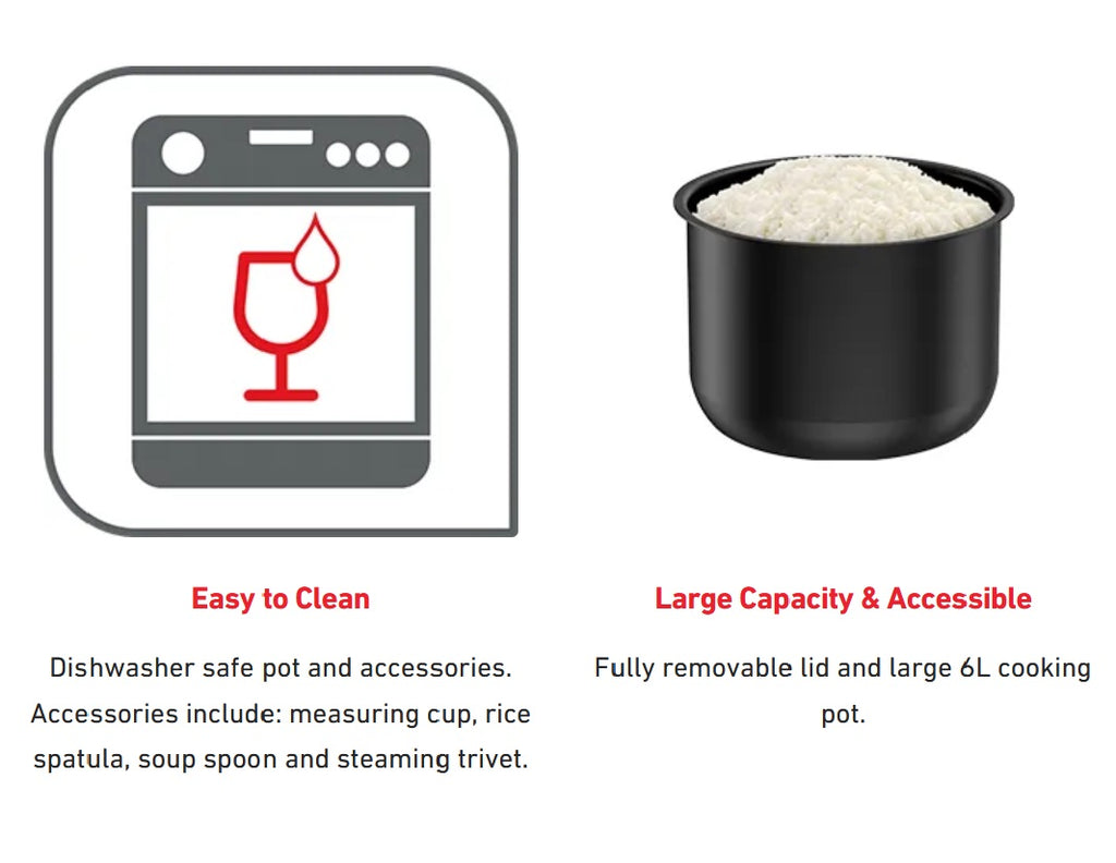 Tefal Smart Multi-Cooker 6LSous Vide Slow Cooker Curry Stew Maker 15 Presets NEW