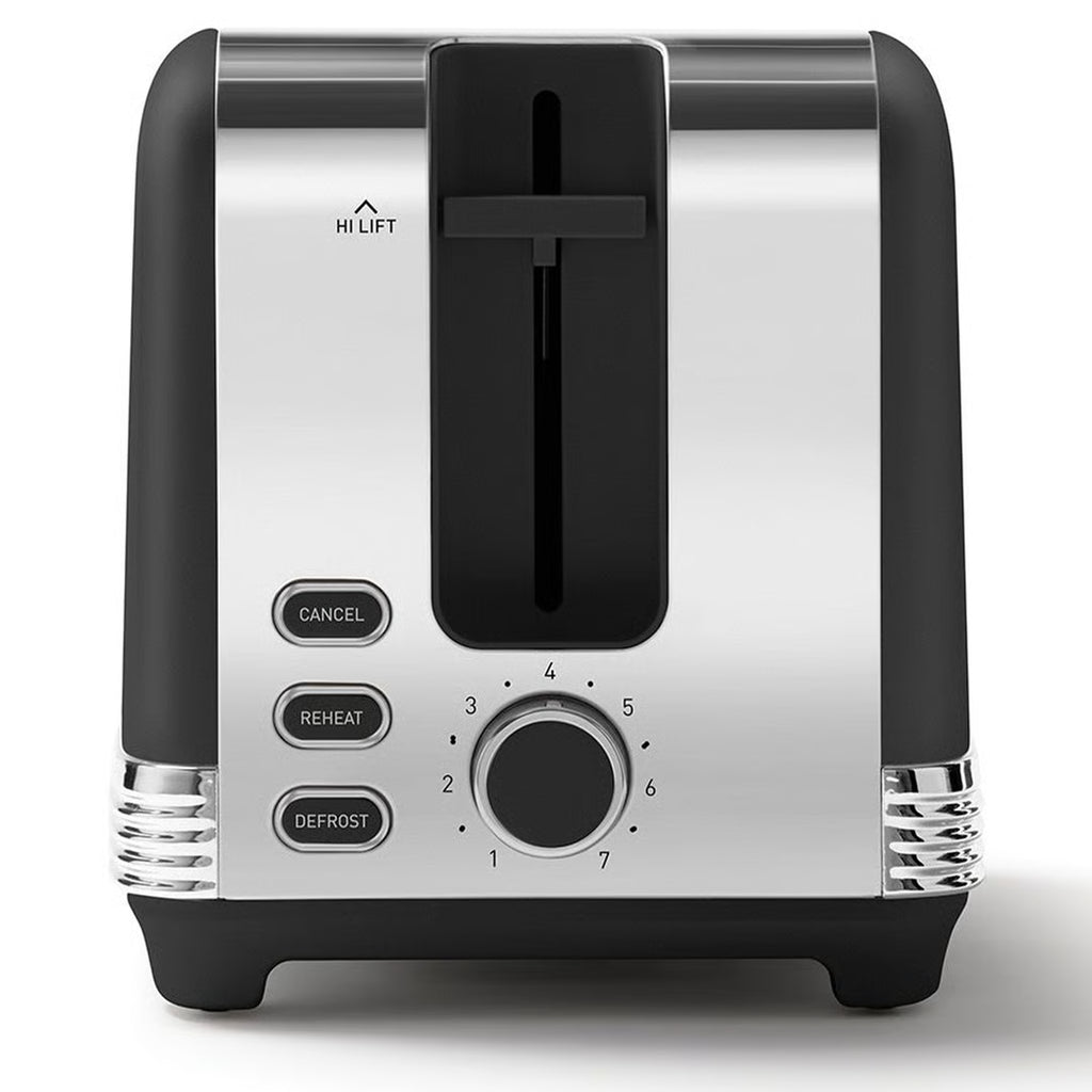 Sunbeam 1.7L Kettle and 2 Slice Bread Toaster Pack | Black Chic Breakfast Maker Machine | Kitchen Appliance Wedding Anniversary Gift