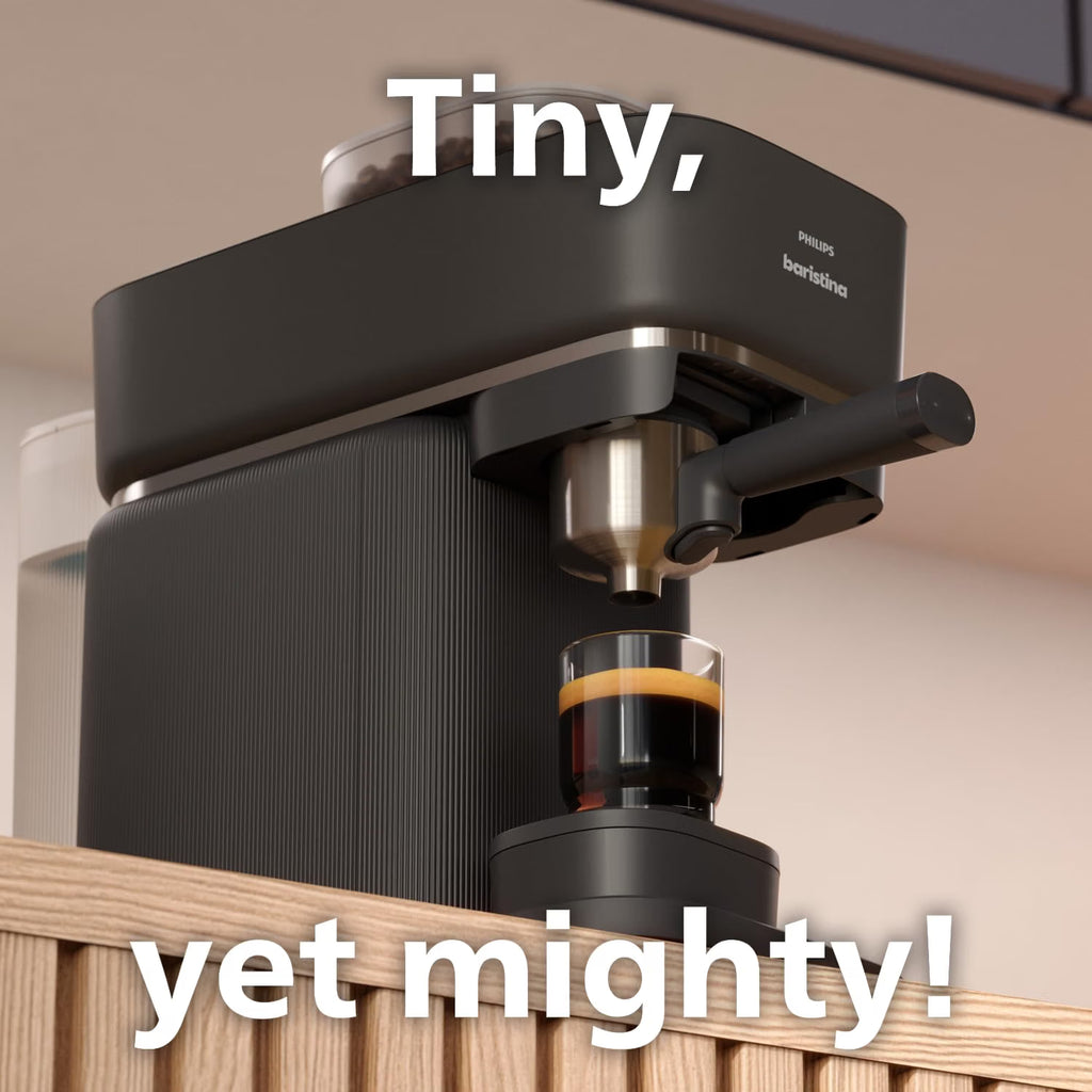Philips Espresso Machine, 16 Bar, Automatic Grinder, Compact Coffee Machine, Home Kitchen Appliances