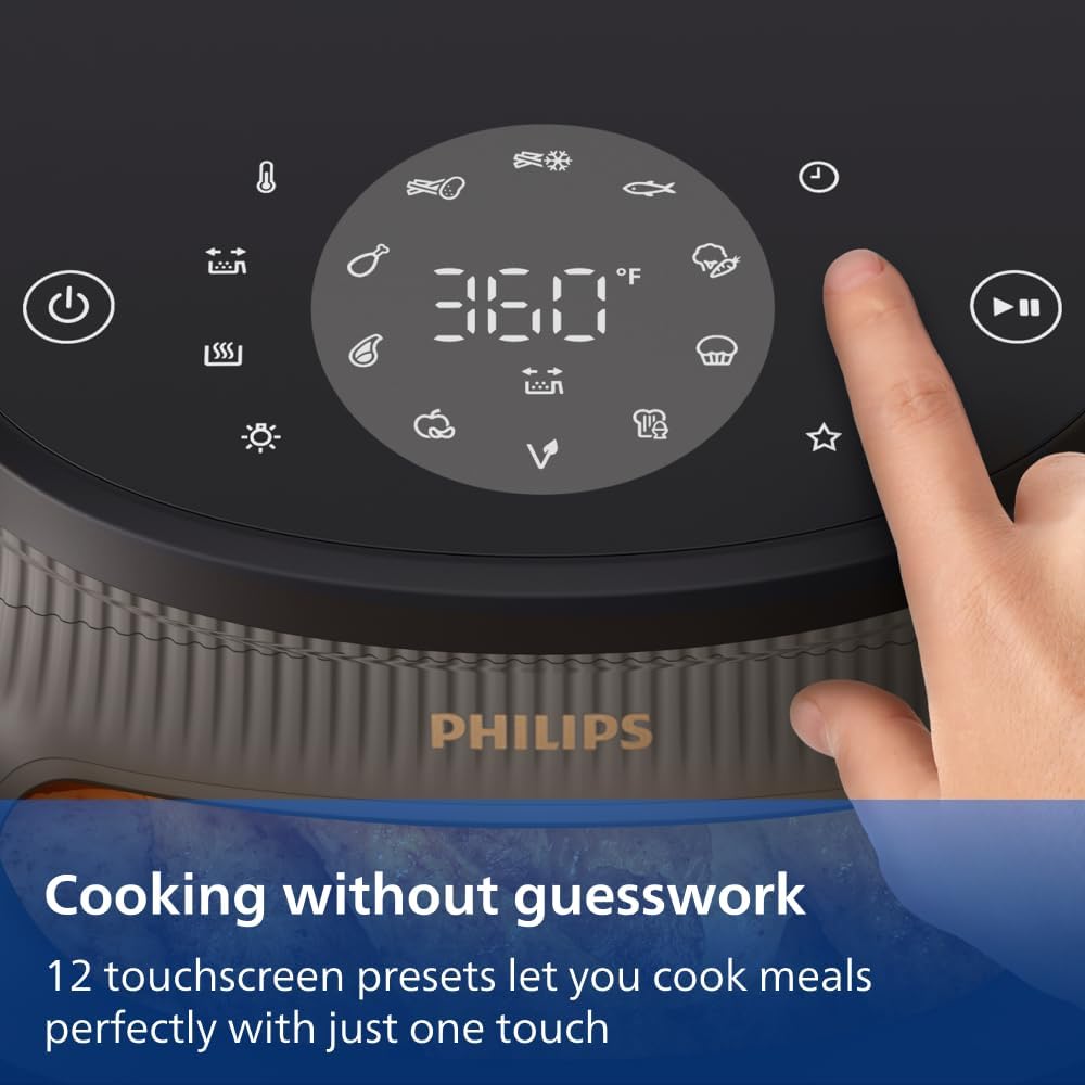 Philips Large 7.2L Airfryer, Electric Kitchen Appliance 16 Presets, Air Frying Fat Removal Hot Chips Nuggets and more