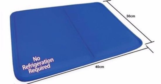 Cooling Mat Heat Relief Gel Pad for Pillow Sleeping 30x40cm, Bedroom Bed Pillow Cooling Chiller Waterproof