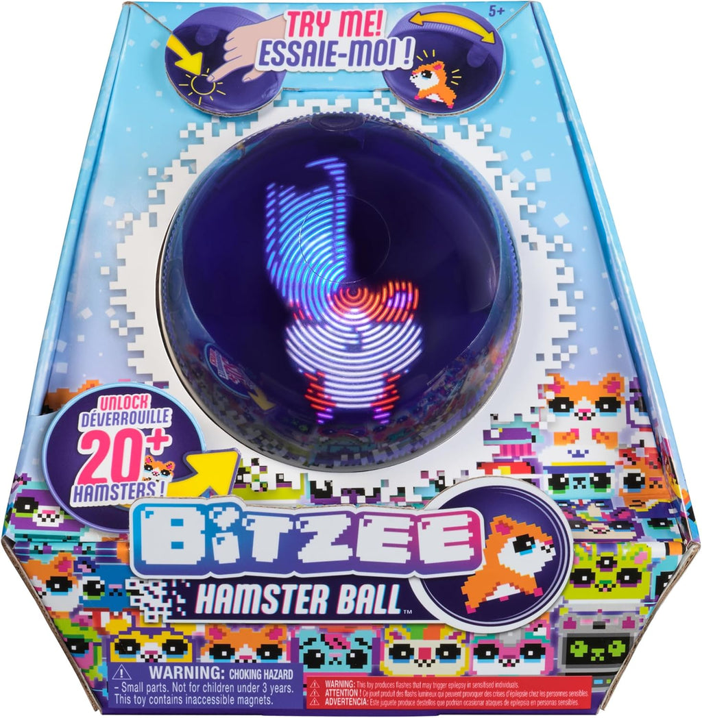 Bitzee Interactive Hamster Ball | Electronic Digital Hamster Pet | Feed, Exercise, Play Games,