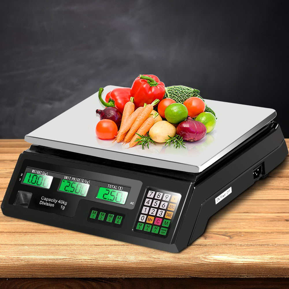 Commercial Scale Food Kitchen Digital 40kg Electric Counting Scales Shop Market Parcels - Small Goods Weight