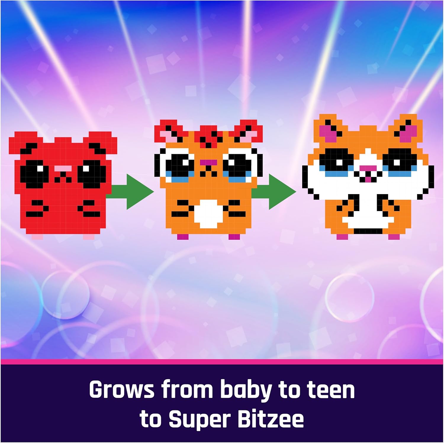 Bitzee Interactive Hamster Ball | Electronic Digital Hamster Pet | Feed, Exercise, Play Games,