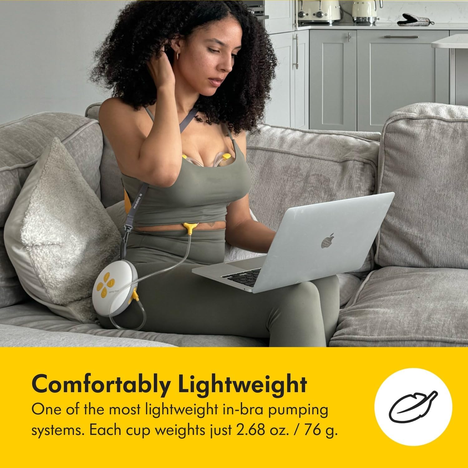 Medela Swing Maxi Hands-Free Double Electric Breast Pump | Easy and Intuitive Design for On-the-Go | Compatible with Medela Family App