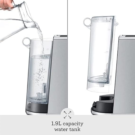 Breville Espresso Coffee Machine | Ground Coffee Barista Style Cappuccino Coffee Maker| Inbuilt Milk Frother
